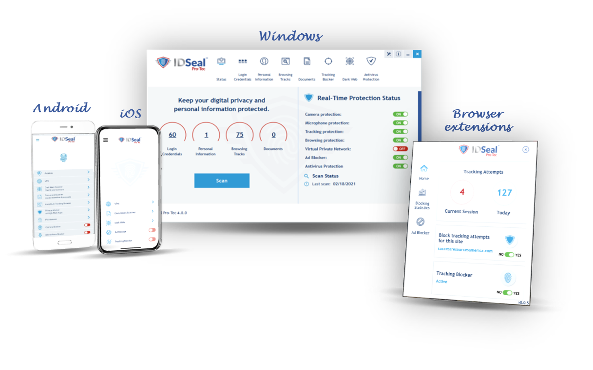 IDSeal Screens
